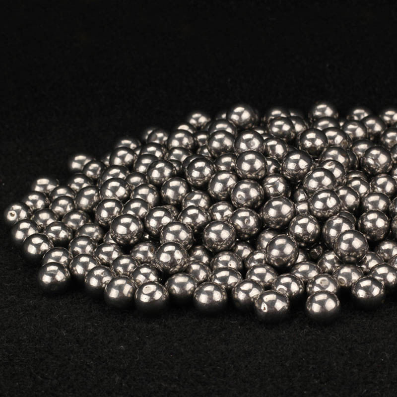 Sport si Outdoor - Accesorii si echipamente sportive - Sporturi de precizie - Set 100 bile metalice IdeallStore®, Precision Target, pentru airsoft si prastie, 7 mm, 0.75g, argintiu - Infinity.ro