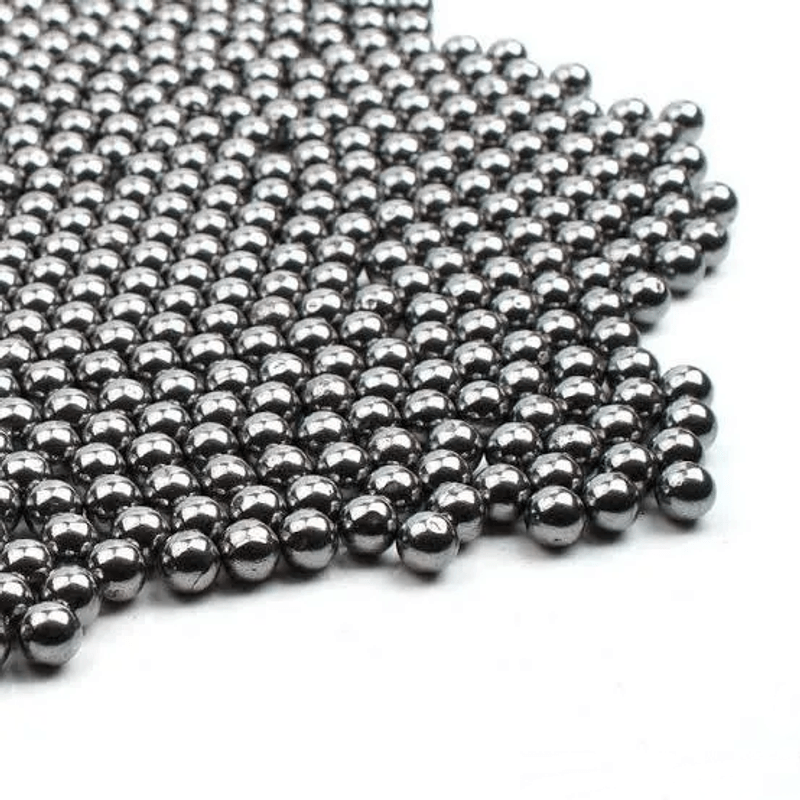 Sport si Outdoor - Accesorii si echipamente sportive - Sporturi de precizie - Set 100 bile metalice IdeallStore®, Precision Target, pentru airsoft si prastie, 7 mm, 0.75g, argintiu - Infinity.ro