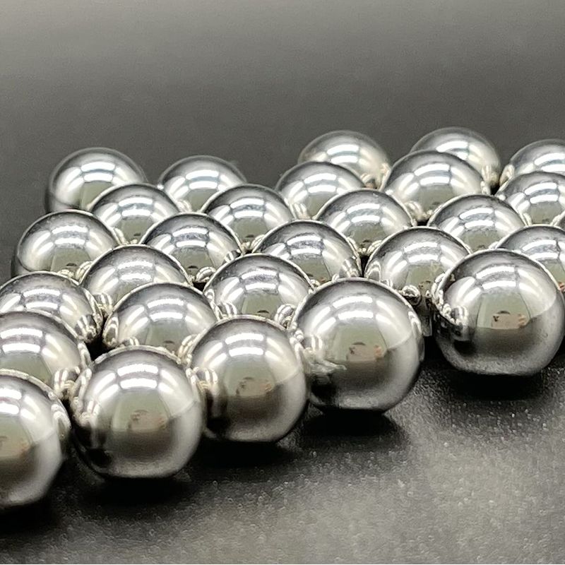 Sport si Outdoor - Accesorii si echipamente sportive - Sporturi de precizie - Set 100 bile metalice IdeallStore®, Precision Target, pentru airsoft si prastie, 7 mm, 0.75g, argintiu - Infinity.ro