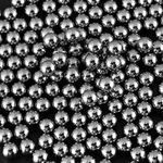Sport si Outdoor/Accesorii si echipamente sportive/Sporturi de precizie - Set 500 bile metalice IdeallStore®, Combat Zone, airsoft si prastie, 7 mm, 0.75g, argintiu - Infinity.ro