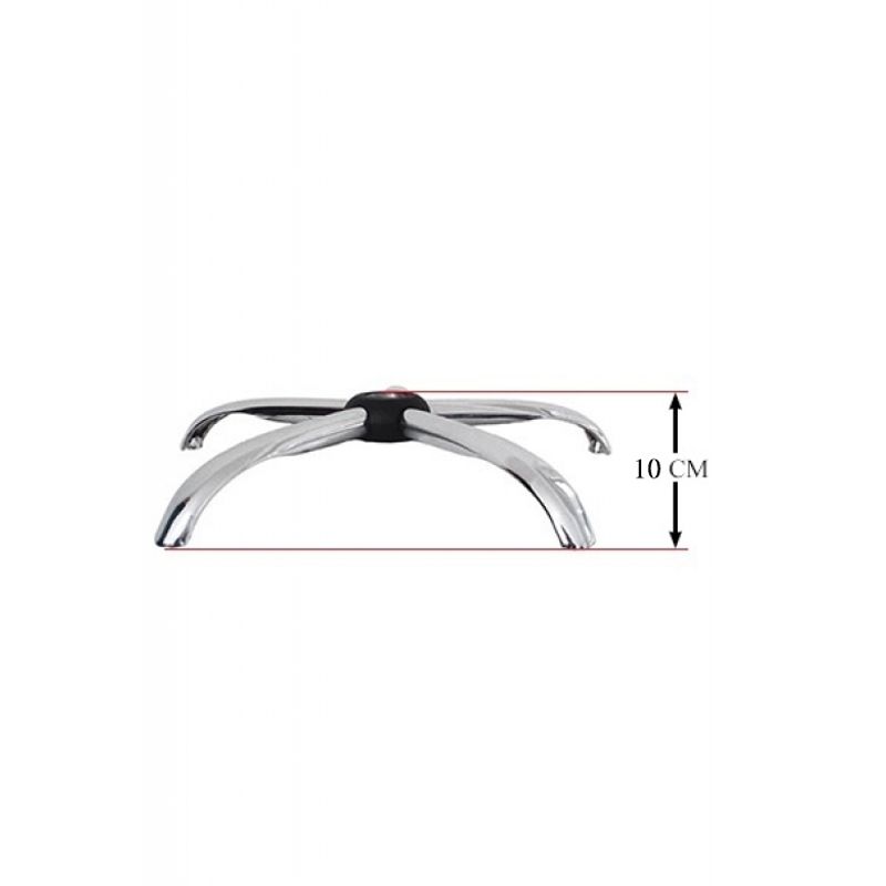 Casa si Gradina - Mobilier - Feronerie si accesorii mobila - Baza metalica pentru scaun directorial, 56 cm, argintie - Infinity.ro