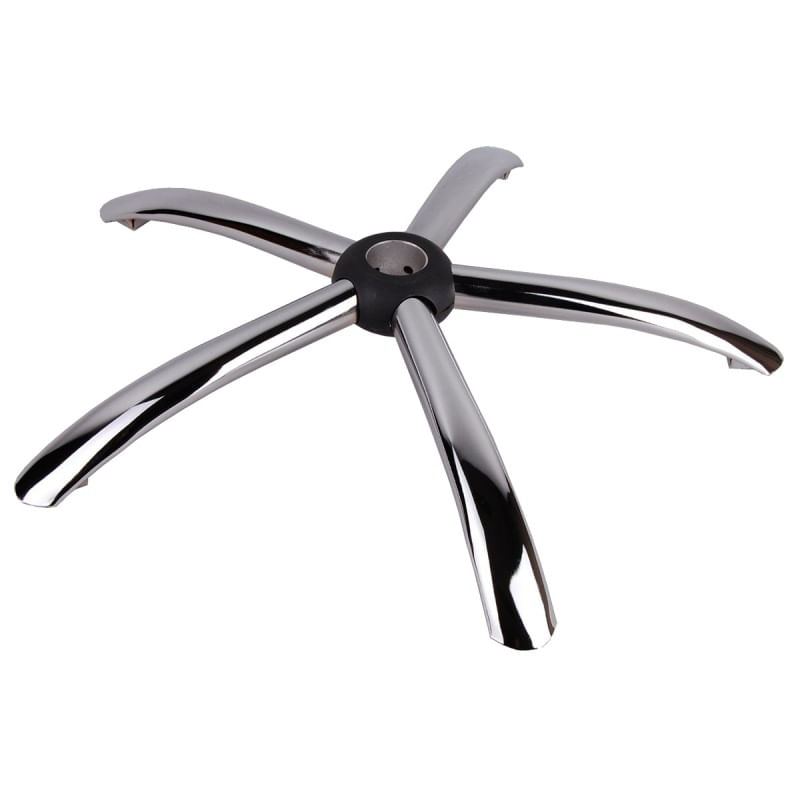 Casa si Gradina - Mobilier - Feronerie si accesorii mobila - Baza metalica pentru scaun directorial, 56 cm, argintie - Infinity.ro