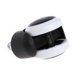 Casa si Gradina - Mobilier - Feronerie si accesorii mobila - Set role scaun de birou Ideallstore, cauciuc, 5 bucati, negru - Infinity.ro