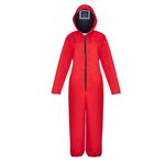 Casa si Gradina - Decoratiuni - Decoratiuni petrecere - Masti si costume carnaval - Costum pentru adulti IdeallStore®, Squid Game, model Patrat, marimea XXL, rosu - Infinity.ro