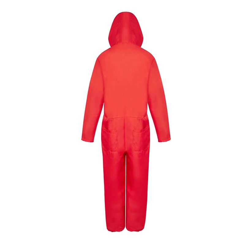 Casa si Gradina/Decoratiuni/Decoratiuni petrecere/Masti si costume carnaval - Costum pentru adulti IdeallStore, Squid Game, model Cerc, marimea XL, rosu - Infinity.ro