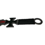Casa si Gradina/Bucatarie si vesela/Vesela si tacamuri/Cutite si seturi de cutite - Set trei cutite de aruncat, Cross Fury, otel inoxidabil, 19 cm - Infinity.ro
