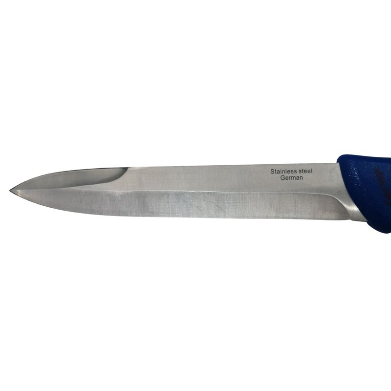 Casa si Gradina - Bucatarie si vesela - Vesela si tacamuri - Cutite si seturi de cutite - Set trei cutite de injunghiat IdeallStore®, Chef's Blade, otel inoxidabil, 32 cm, albastru - Infinity.ro