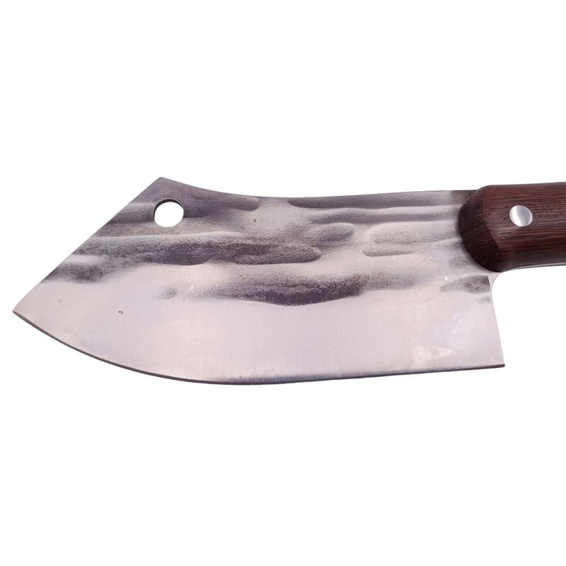 Casa si Gradina - Bucatarie si vesela - Vesela si tacamuri - Cutite si seturi de cutite - Cutitul bucatarului IdeallStore®, lucrat manual, Japan Tamashi, 25 cm, otel inoxidabil, 220 g, maro, teaca piele inclusa - Infinity.ro