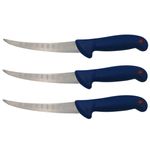 Casa si Gradina - Bucatarie si vesela - Vesela si tacamuri - Cutite si seturi de cutite - Set trei cutite de filetat IdeallStore®, Chef's Knife, otel inoxidabil, 30 cm, albastru - Infinity.ro