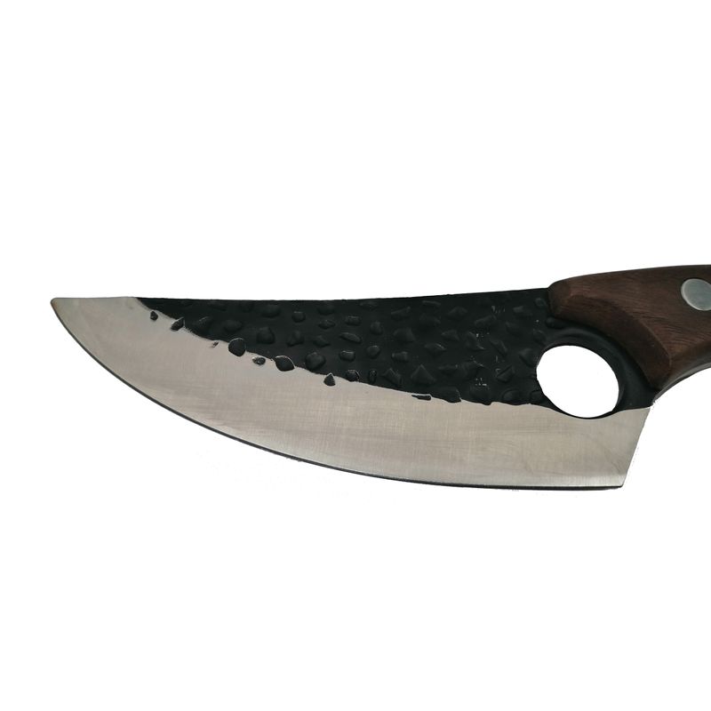 Casa si Gradina - Bucatarie si vesela - Vesela si tacamuri - Cutite si seturi de cutite - Set doua cutite de bucatarie IdeallStore®. Japanese Chef, lucrate manual, otel, maner lemn, 27.5 cm - Infinity.ro