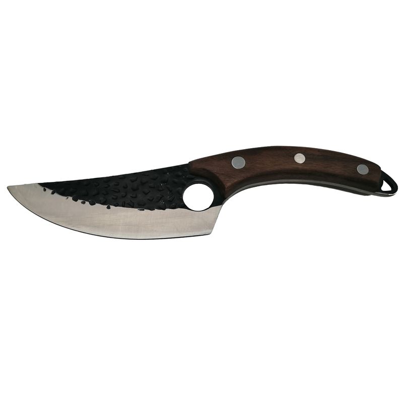 Casa si Gradina - Bucatarie si vesela - Vesela si tacamuri - Cutite si seturi de cutite - Set doua cutite de bucatarie IdeallStore®. Japanese Chef, lucrate manual, otel, maner lemn, 27.5 cm - Infinity.ro