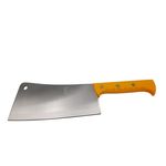 Casa si Gradina - Bucatarie si vesela - Vesela si tacamuri - Cutite si seturi de cutite - Satar macelarie IdeallStore®, Rough Kitchen, 43.5 cm, otel inoxidabil, 1.1 kg, galben - Infinity.ro