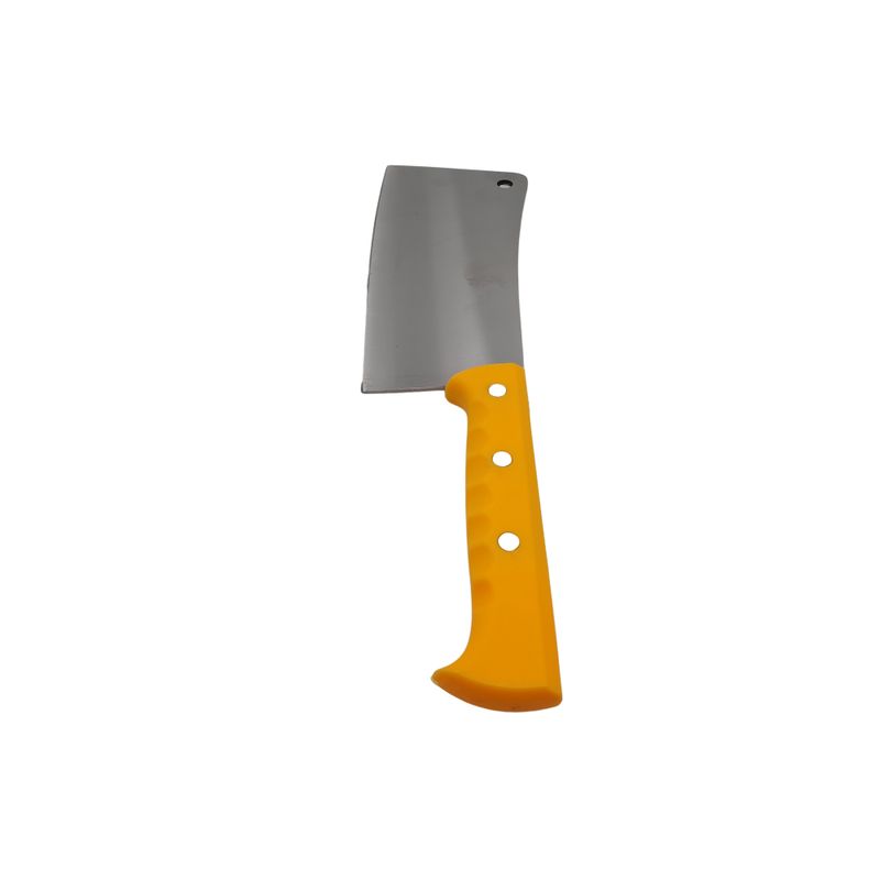 Casa si Gradina - Bucatarie si vesela - Vesela si tacamuri - Cutite si seturi de cutite - Satar macelarie IdeallStore®, Rough Kitchen, 43.5 cm, otel inoxidabil, 1.1 kg, galben - Infinity.ro
