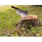 Casa si Gradina - Bucatarie si vesela - Vesela si tacamuri - Cutite si seturi de cutite - Satarul bucatarului IdeallStore®, lucrat manual, Destiny Kitchen, 32 cm, otel inoxidabil, 890 g, maro - Infinity.ro
