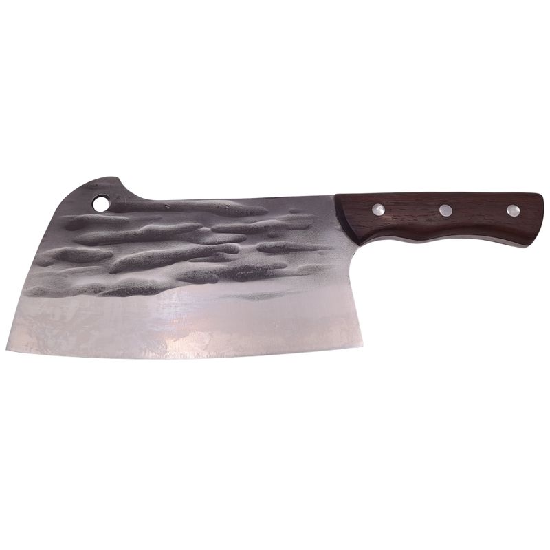 Casa si Gradina - Bucatarie si vesela - Vesela si tacamuri - Cutite si seturi de cutite - Satarul bucatarului IdeallStore®, lucrat manual, Destiny Kitchen, 32 cm, otel inoxidabil, 890 g, maro - Infinity.ro