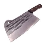 Casa si Gradina - Bucatarie si vesela - Vesela si tacamuri - Cutite si seturi de cutite - Satarul bucatarului IdeallStore®, lucrat manual, Destiny Kitchen, 32 cm, otel inoxidabil, 890 g, maro - Infinity.ro