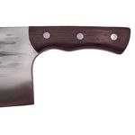 Casa si Gradina - Bucatarie si vesela - Vesela si tacamuri - Cutite si seturi de cutite - Satarul bucatarului IdeallStore®, lucrat manual, Destiny Kitchen, 32 cm, otel inoxidabil, 890 g, maro - Infinity.ro