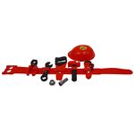 Jucarii, Copii si Bebe - Jucarii si jocuri - Jucarii & jocuri educative - Jucarii interactive - Set scule de jucarie IdeallStore®, Working Belt, plastic, 75 cm, rosu - Infinity.ro