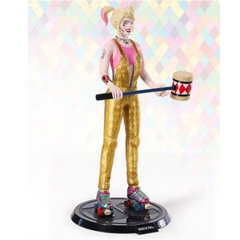 Jucarii, Copii si Bebe - Jucarii si jocuri - Figurine - Figurina articulata IdeallStore®, Harley Quinn, 18.5 cm, stativ inclus - Infinity.ro