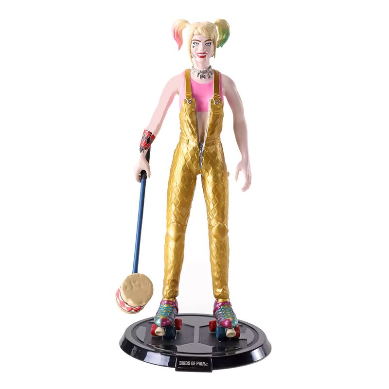 Jucarii, Copii si Bebe - Jucarii si jocuri - Figurine - Figurina articulata IdeallStore®, Harley Quinn, 18.5 cm, stativ inclus - Infinity.ro
