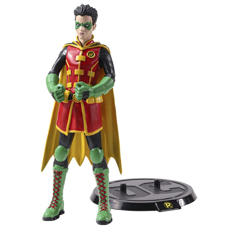 Jucarii, Copii si Bebe - Jucarii si jocuri - Figurine - Figurina Robin articulata IdeallStore®, Boy Wonder, editie de colectie, 17 cm, stativ inclus - Infinity.ro