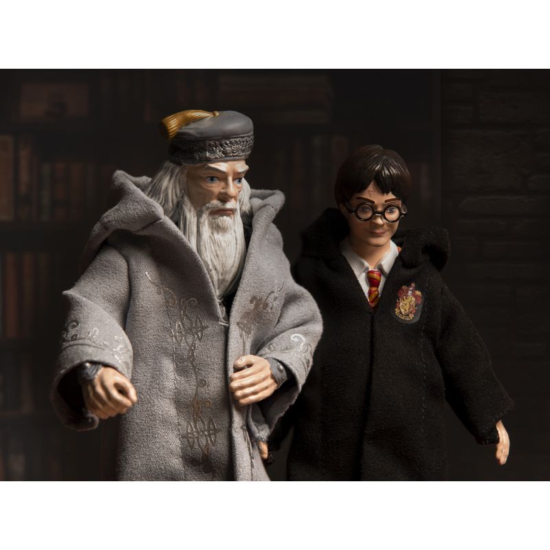 Jucarii, Copii si Bebe - Jucarii si jocuri - Figurine - Figurina articulata Dumbledore IdeallStore®, Head Master, editie de colectie, 18 cm, stativ inclus - Infinity.ro
