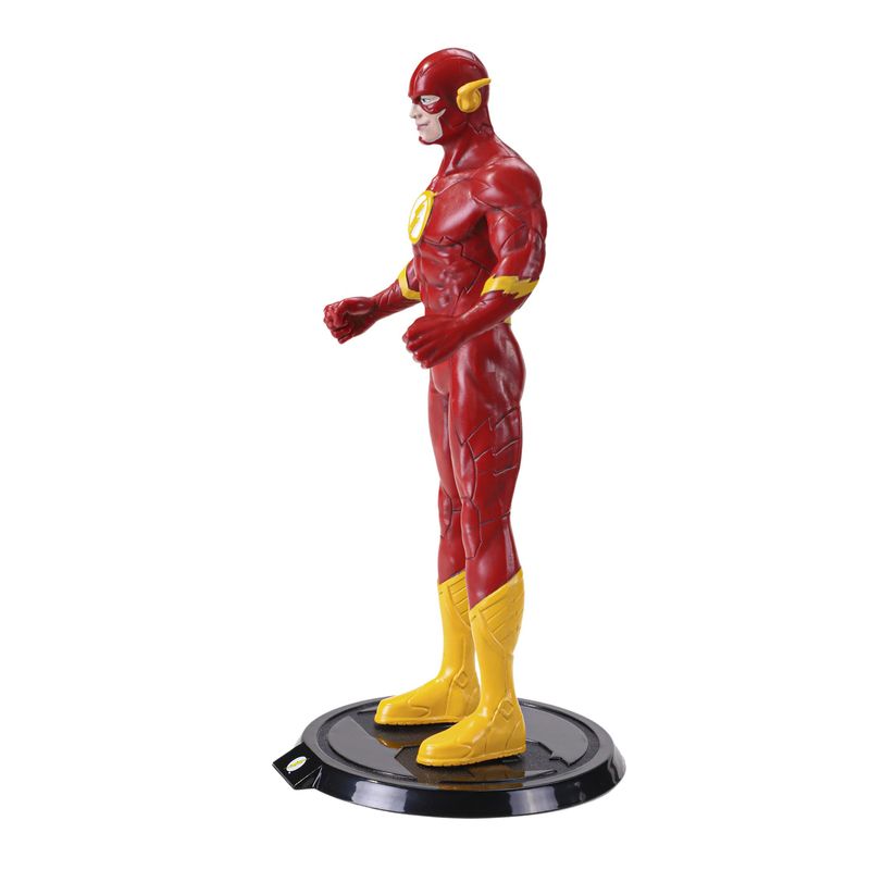Jucarii, Copii si Bebe/Jucarii si jocuri/Figurine - Figurina articulata de colectie The Flash, Fastest Man Alive, 18 cm, rosu, stativ inclus - Infinity.ro