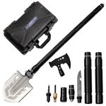 Casa si Gradina - Gradinarit si plante - Unelte gradinarit - Lopeti si unelte de sapat - Lopata pliabila IdeallStore®, High Class, neagra, 73 cm, otel inoxidabil, geanta transport inclusa - Infinity.ro