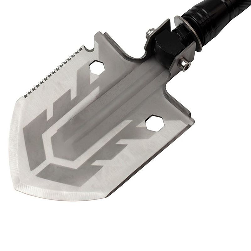 Casa si Gradina - Gradinarit si plante - Unelte gradinarit - Lopeti si unelte de sapat - Lopata pliabila IdeallStore®, High Class, neagra, 73 cm, otel inoxidabil, geanta transport inclusa - Infinity.ro