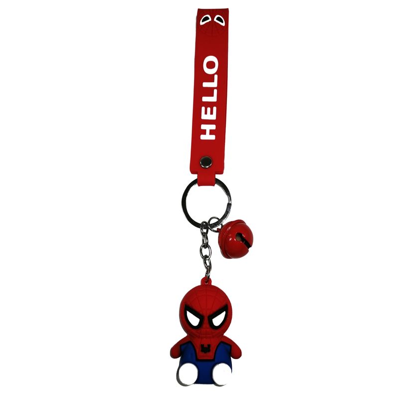 Fashion, accesorii si bijuterii - Barbati - Accesorii barbati - Alte accesorii barbati - Breloc Spiderman pentru copii, cauciuc, rosu, 21 cm - Infinity.ro