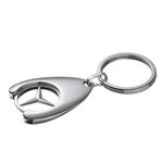 Fashion, accesorii si bijuterii - Barbati - Accesorii barbati - Alte accesorii barbati - Breloc de chei IdeallStore, Silver Mercedes, 7.5 cm, metal, argintiu - Infinity.ro