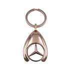 Fashion, accesorii si bijuterii - Barbati - Accesorii barbati - Alte accesorii barbati - Breloc de chei IdeallStore, Gold Mercedes, 7.5 cm, metal, auriu - Infinity.ro