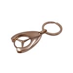 Fashion, accesorii si bijuterii - Barbati - Accesorii barbati - Alte accesorii barbati - Breloc de chei IdeallStore, Gold Mercedes, 7.5 cm, metal, auriu - Infinity.ro