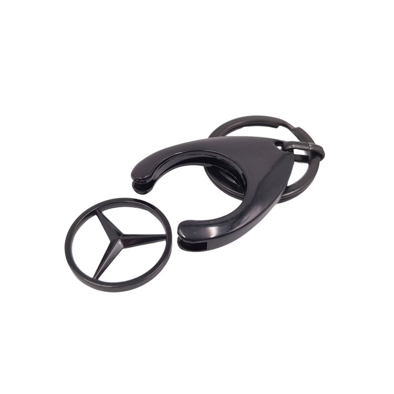 Fashion, accesorii si bijuterii - Barbati - Accesorii barbati - Alte accesorii barbati - Breloc de chei IdeallStore, Black Mercedes, 7.5 cm, metal, negru - Infinity.ro