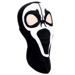 Fashion, accesorii si bijuterii - Barbati - Accesorii barbati - Esarfe si fulare barbati - Cagula unisex IdeallStore®, Ghost Face, bumbac, marime universala, imprimeu, neagra - Infinity.ro