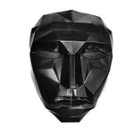 Casa si Gradina - Decoratiuni - Decoratiuni petrecere - Masti si costume carnaval - Masca de plastic, Jocul Calamarului, Lider, plastic, negru, 20 cm - Infinity.ro