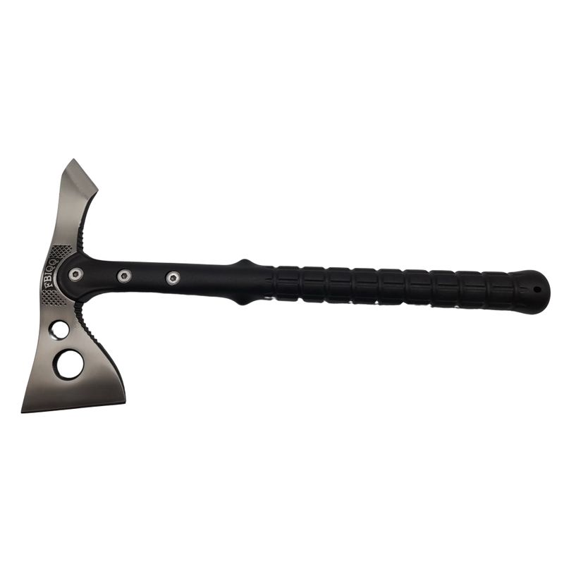 Casa si Gradina - Gradinarit si plante - Unelte gradinarit - Topoare - Topor Ideallstore®, Tactical Surivour, otel inoxidabil, argintiu, 38 cm, teaca inclusa - Infinity.ro