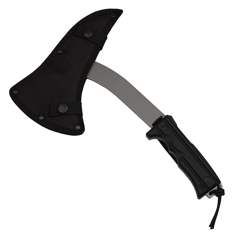 Casa si Gradina - Gradinarit si plante - Unelte gradinarit - Topoare - Topor Ideallstore®, Wrath Of Scotland, otel inoxidabil, gri, 33 cm, teaca inclusa - Infinity.ro