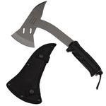 Casa si Gradina - Gradinarit si plante - Unelte gradinarit - Topoare - Topor Ideallstore®, Wrath Of Scotland, otel inoxidabil, gri, 33 cm, teaca inclusa - Infinity.ro