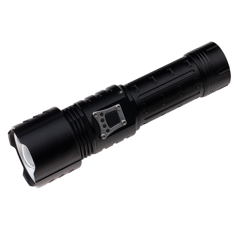 Casa si Gradina - Corpuri si surse de iluminat - Iluminat exterior - Lanterne - Lanterna de supravietuire IdeallStore®, Unmittelbare Rettung, metalica, LED, USB, zoom, negru - Infinity.ro