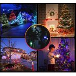 Casa si Gradina - Decoratiuni - Decoratiuni de sezon - Instalatie de Craciun IdeallStore®, Jolly Spirit, joc de lumini, multicolor, 100 lumini, 9 metri - Infinity.ro