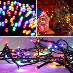 Casa si Gradina - Decoratiuni - Decoratiuni de sezon - Instalatie de Craciun IdeallStore®, Jolly Spirit, joc de lumini, multicolor, 400 lumini, 30 metri - Infinity.ro