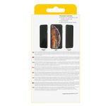 PC, gaming si accesorii - Retelistica - Cabluri si accesorii - Folie de sticla securizata IdeallStore® pentru protectie compatibila iPhone 12/12 PRO, 3D, Anti-spy, neagra - Infinity.ro
