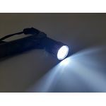 Sport si Outdoor - Camping - Accesorii camping si drumetii - Baston trekking extensibil IdeallStore®, Ol Helper, aluminiu, lampa LED, 110 cm, argintiu - Infinity.ro