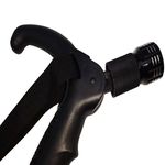 Sport si Outdoor - Camping - Accesorii camping si drumetii - Baston trekking extensibil IdeallStore®, Ol Helper, aluminiu, lampa LED, 110 cm, argintiu - Infinity.ro