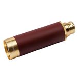 TV, Audio-Video si Foto - Optica, astronomie si metrologie - Optica si astronomie - Telescoape - Mini-telescop IdeallStore®, Pirate Life, 25x30, auriu, 33.5 cm, husa piele inclusa - Infinity.ro