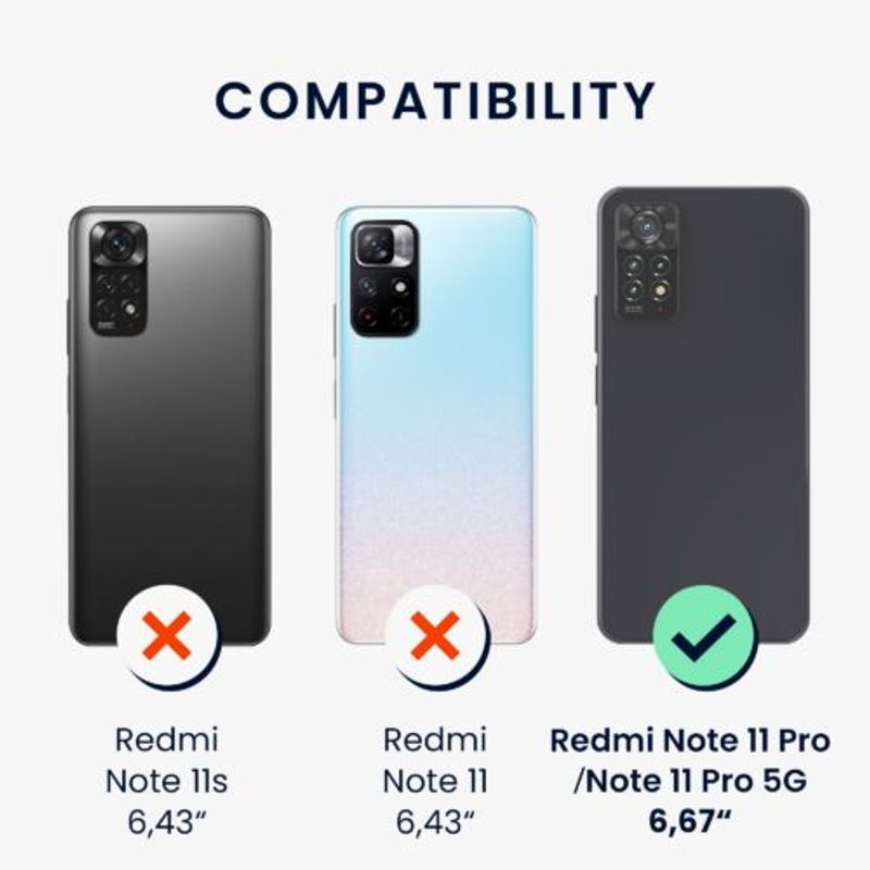 Laptop, Telefoane si Tablete - Telefoane mobile si accesorii - Accesorii Telefoane - Huse telefoane - Husa Kwmobile pentru Xiaomi Redmi Note 11 Pro/Redmi Note 11 Pro 5G, Silicon, Albastru, 57373.202 - Infinity.ro