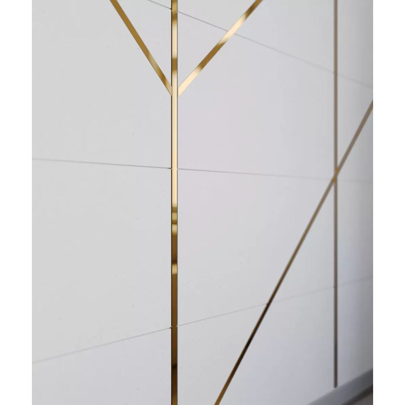 Casa si Gradina - Constructii - Materiale constructii - Profile decorative - Profil platbanda inox auriu oglinda, 20x0.6x2700 mm - Infinity.ro