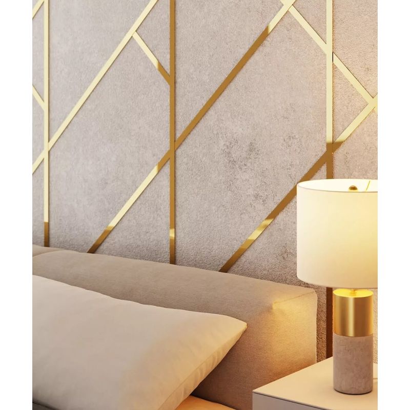 Casa si Gradina - Constructii - Materiale constructii - Profile decorative - Profil platbanda inox auriu oglinda, 20x0.6x2700 mm - Infinity.ro