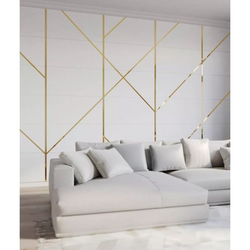 Casa si Gradina - Constructii - Materiale constructii - Profile decorative - Profil platbanda inox auriu oglinda, 20x0.6x2700 mm - Infinity.ro